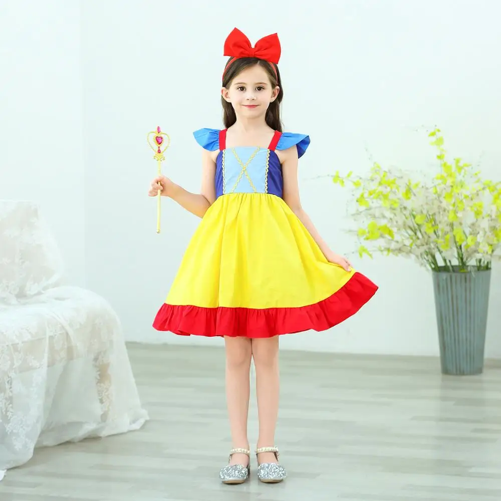 Платье Белоснежки для девочек 18 мес.-8 лет платье принцессы Хэллоуина