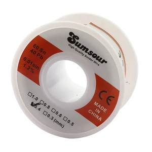 Олово 0,4 0,5 0,6 0,8 1,0 мм 50 г, свинцовый припой с канифольным ядром, паяльная проволока 6040 для сварки SMD, ремонтные Инструменты для ремонта