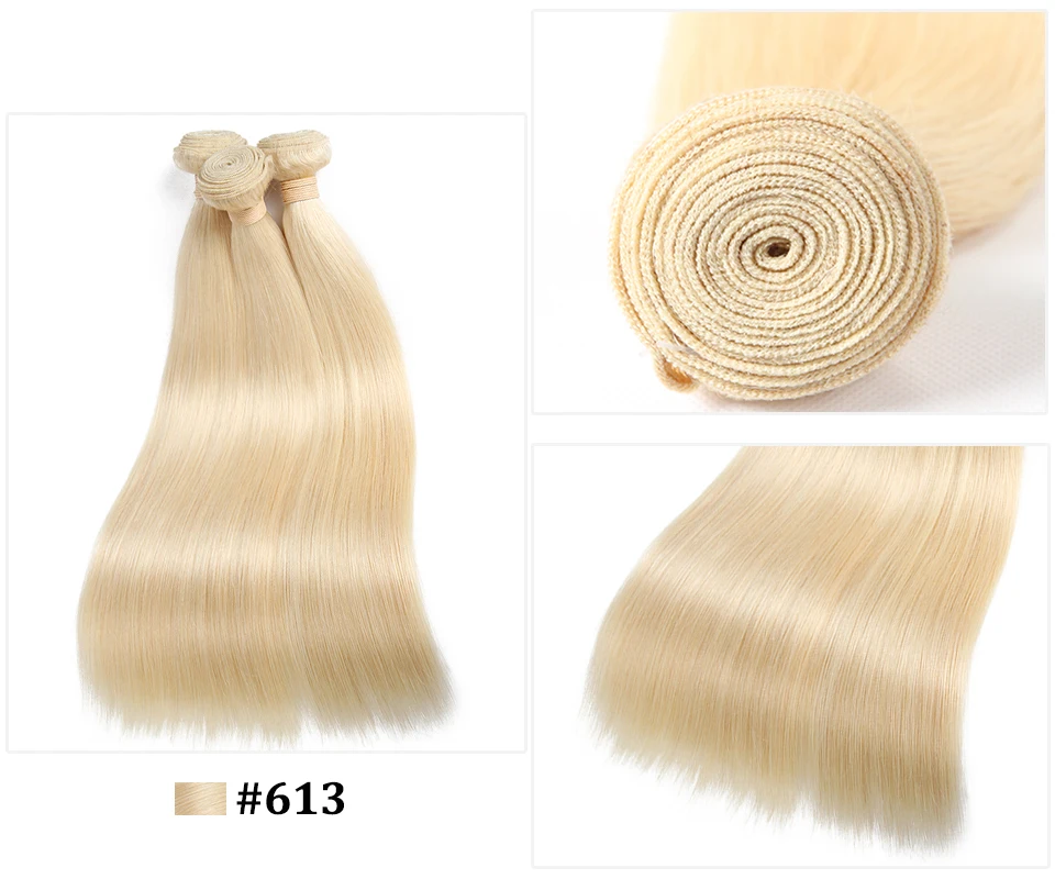 Ali queen волосы 3 шт. бразильские волосы remy плетение пряди#613/#4/#33/#30/#27/# 99J/# Бург прямые человеческие волосы для наращивания