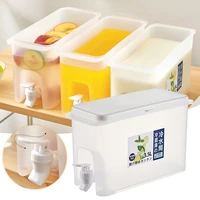 cold kettle with faucet refrigerator fruit teapot summer household lemonade bottle large capacity ice water cool bucket