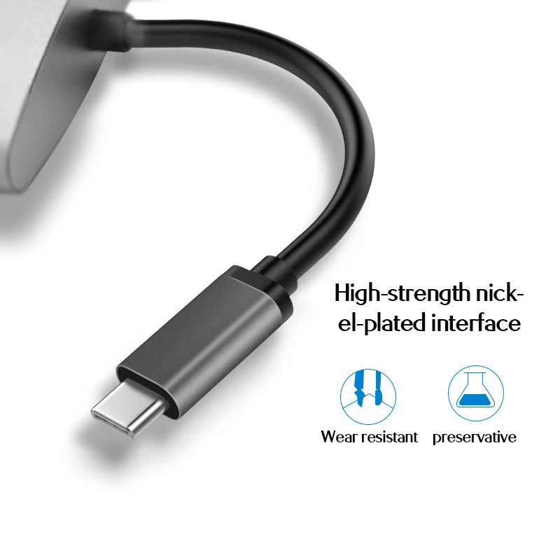 Llano USB C концентратор к HDMI адаптер для Macbook Pro/Air Thunderbolt 3 Type 4K 0 порт доставка