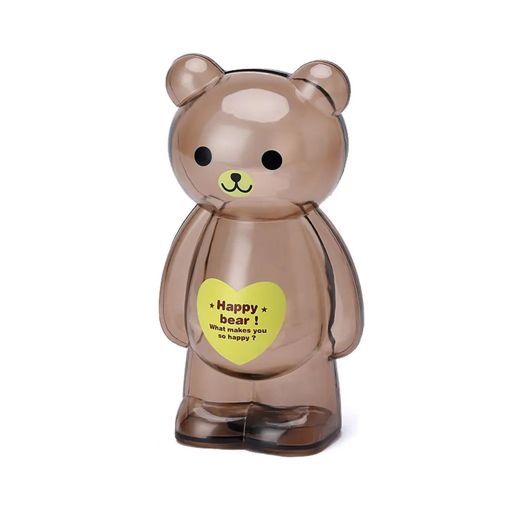 Коробка для денег прозрачная копилка пластиковая безопасная монет конфет