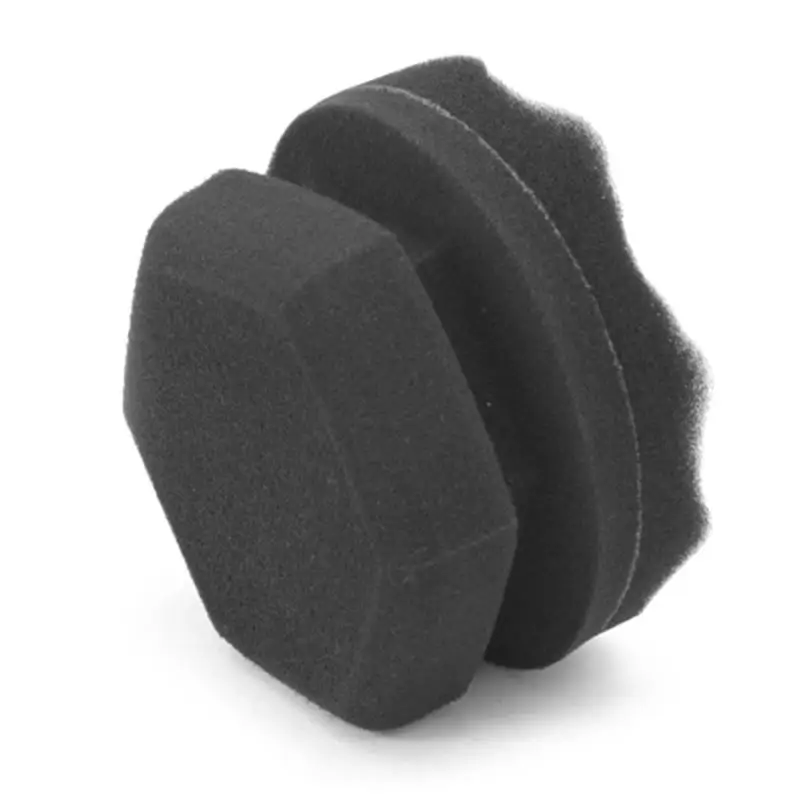 

8/11cm Make Detailing Easier Wave Type Tire Dressing Tools Hex Grip Applicator Handheld Tire Waxing Sponge