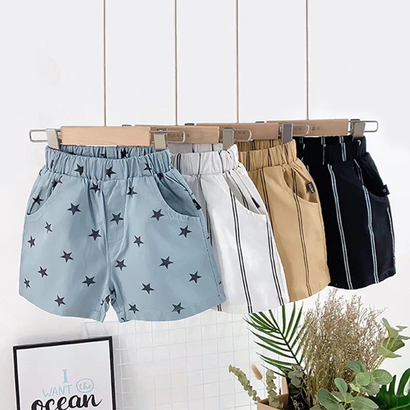 Летние пляжные шорты для маленьких мальчиков повседневные спортивные детские