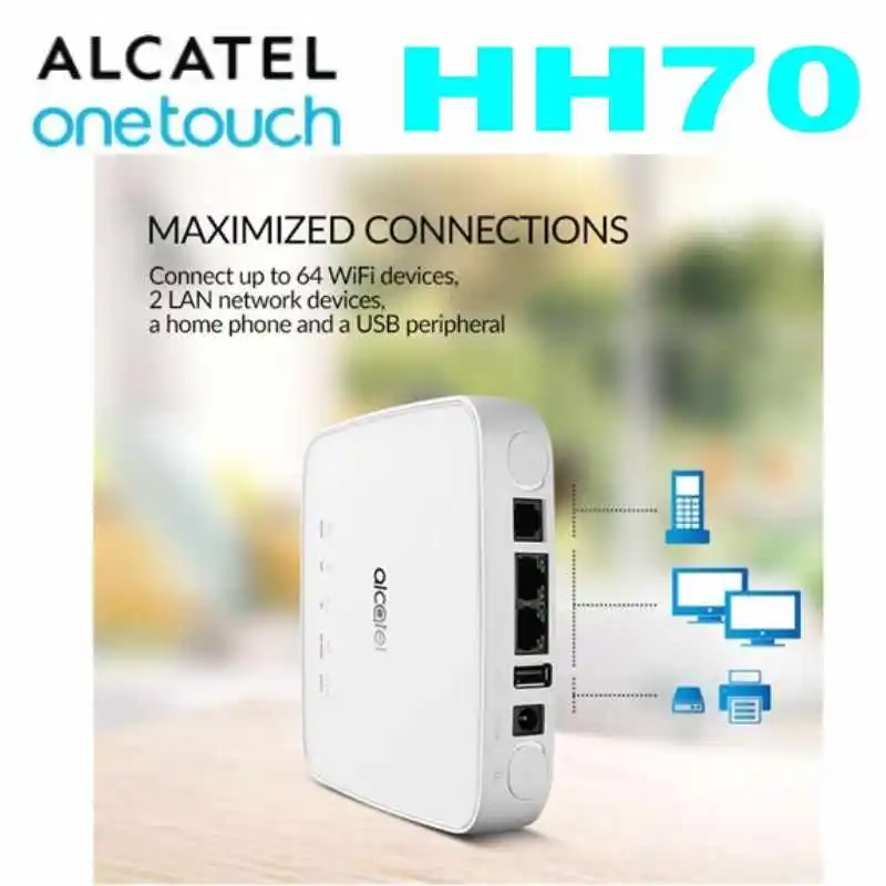 Alcatel LinkHub HH70 EE HH70V Cat 7 300 / FDD TDD . 4G Cpe 4G LTE
