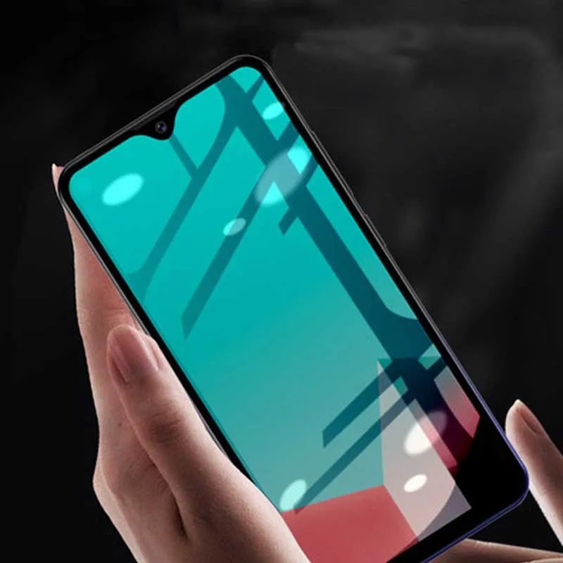 3D полное клеевое закаленное стекло для OPPO Realme C3 C21Y покрытие 9H Защитная пленка