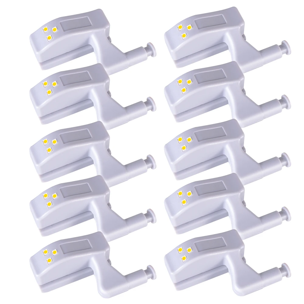 

LED Smart Touch Sensor Cabinet Light Hinge Light In The Cabinet Sensor Light Closet Wardrobe Night Light White Warm White