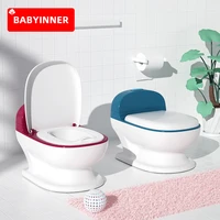 babyinner baby potty non slip infant toilet with pu cushion splash proof toddler potty ergonomic training seat bathroom 1 8y