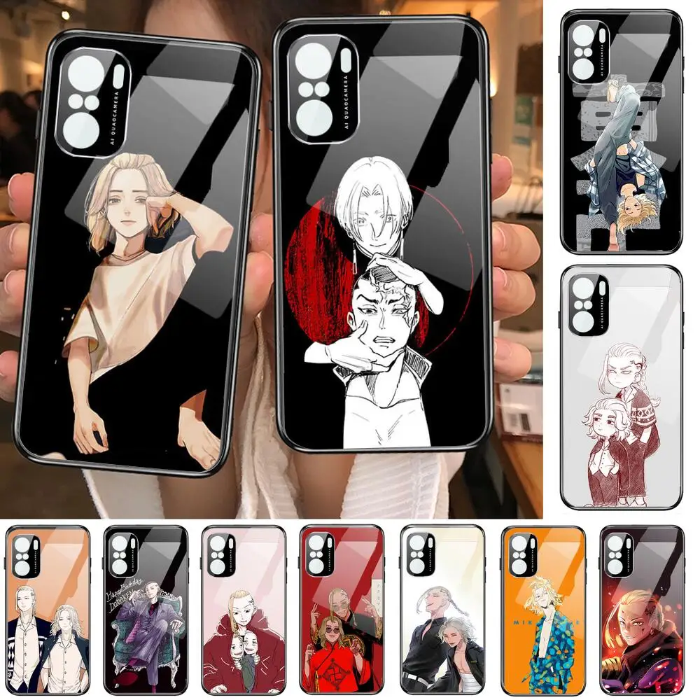 

Anime Tokyo Revengers Phone Case For POCO F1 F2 F3 Pro X3 M3 9C 10T Lite NFC Anime Black Cover Silicone Back Prett mi 10 ultra c