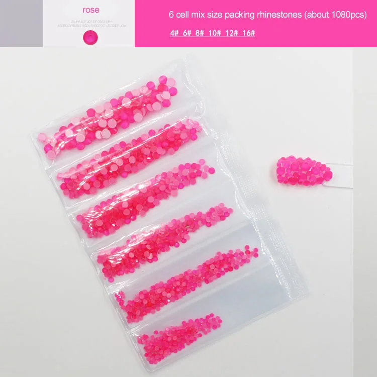 1400 штук люминесцентных с украшением в виде кристаллов SS4 SS16 ноготь маникюрный