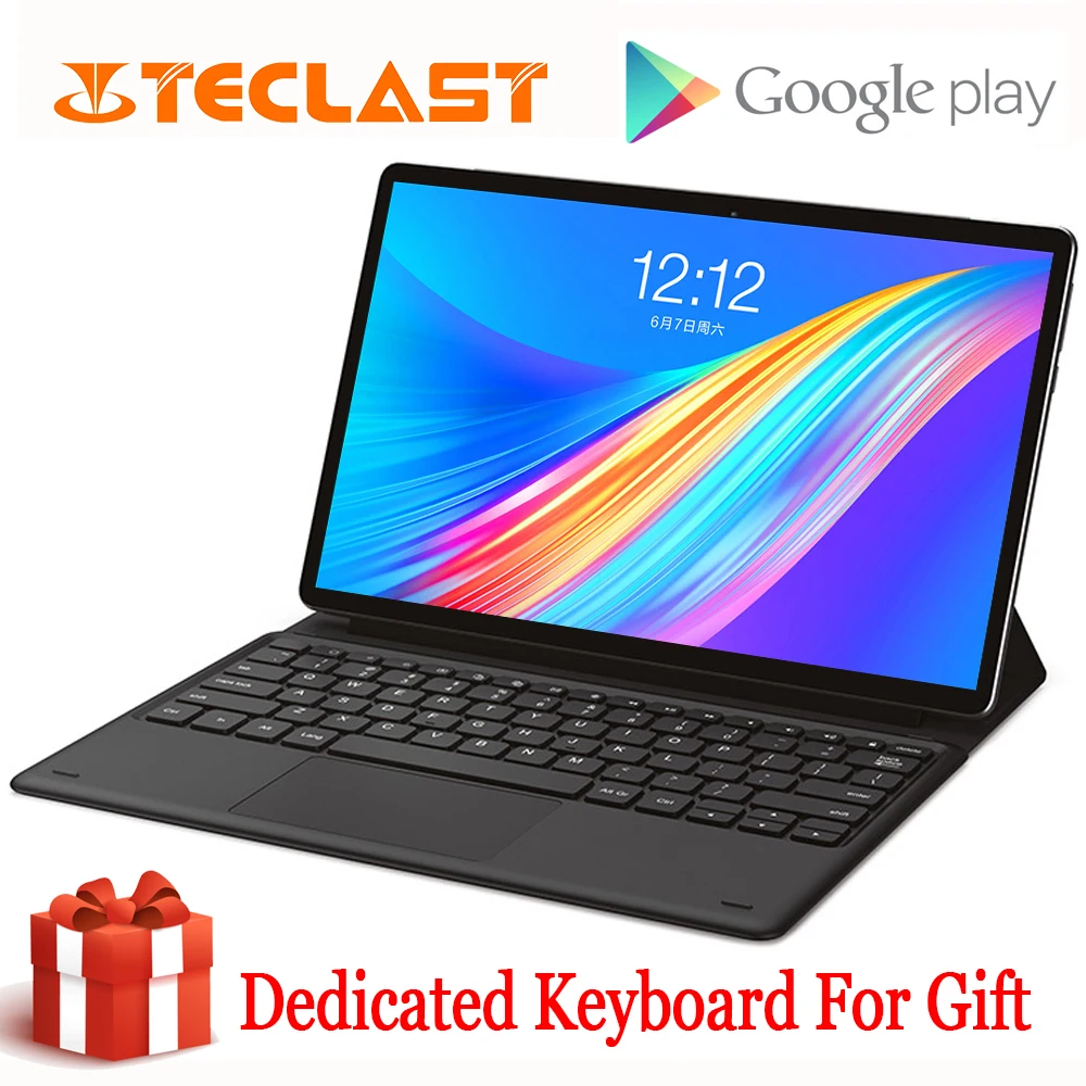 Teclast M16 2 в 1 планшеты 11," Android 8,0 планшетный ПК 4 Гб ОЗУ 128 Гб ПЗУ Helio X27 Deca Core4G сеть 8.0MP док-станция type-C HDMI