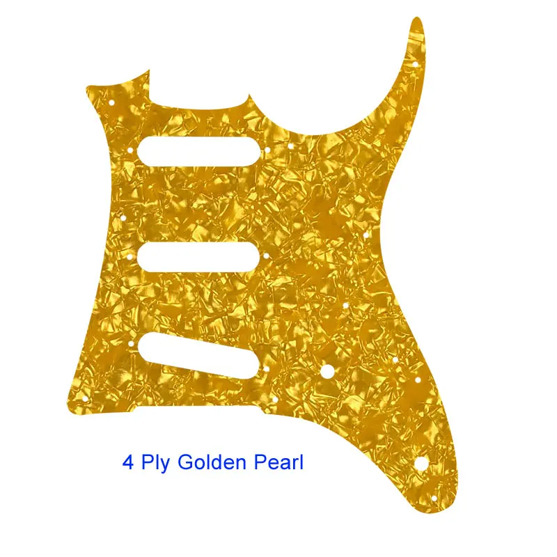 4Ply Golden pearl Pleroo пользовательские гитарные части-для MIJ Ibanez GRX20 контур гитары накладку хамбакера пикап царапины пластины SSS накладки - Цвет: 4Ply Golden pearl