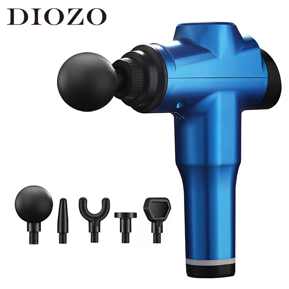 DIOZO пистолет для массажа тела Электрический глубокий мышечный массажер головы
