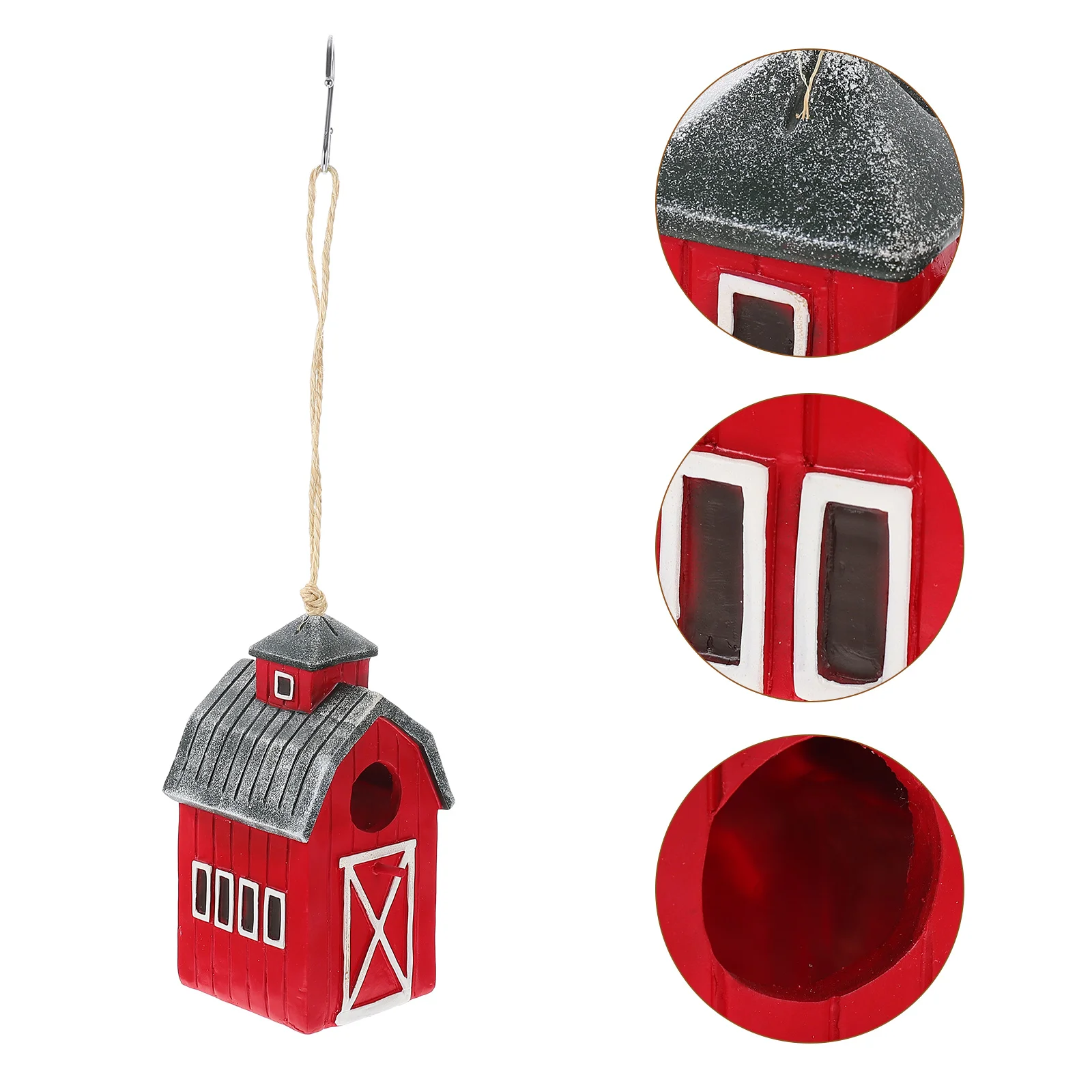 

Креативное полимерное Птичье гнездо, искусственный домик для птиц, украшение для домашнего садоводства