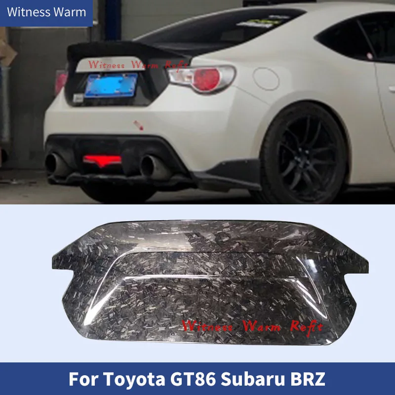 

Высококачественная кованая карбоновая накладка на задний багажник, Крышка для автомобиля, Стайлинг для Toyota Gt86 Ft86, Subaru Brz, обвес