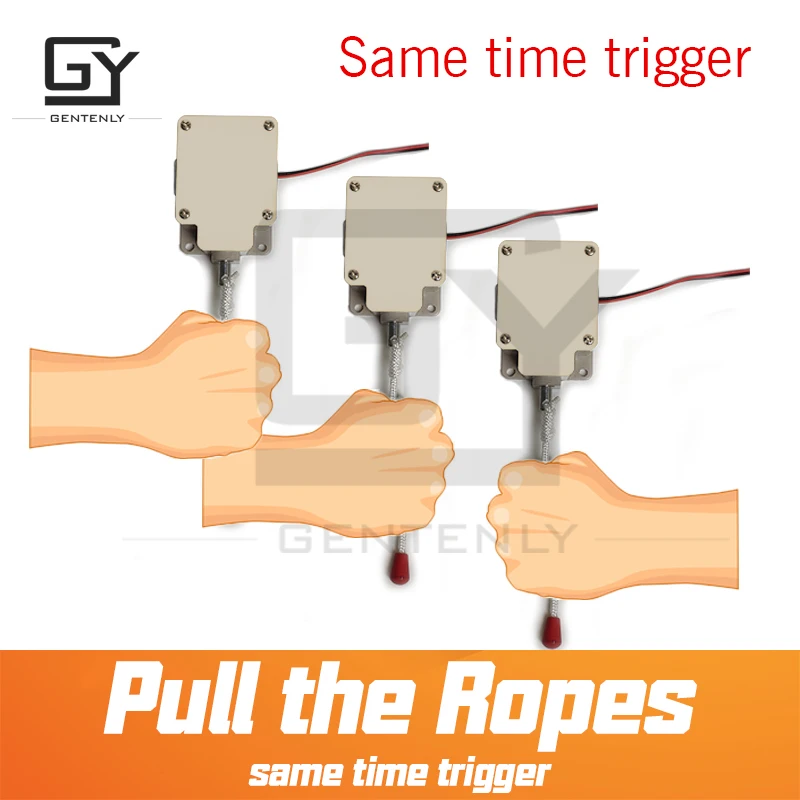 

Rope Switch Prop Escape Room Game Simultaneous Version Pull All Switches At The Same Time To Unlock Real Life Puzzle GENTENLY