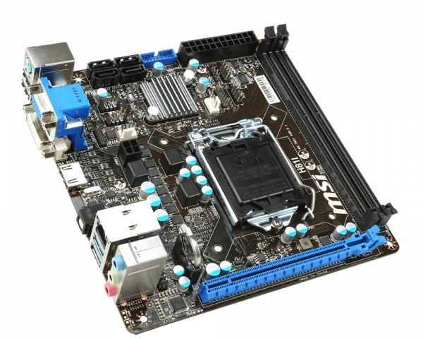 

for MSI H81I desktop motherboard h81 DDR3 LGA 1150 Socket LGA 1150 i7 i5 i3 DDR3 32G SATA3 UBS3.0 MINI-IT mainboar