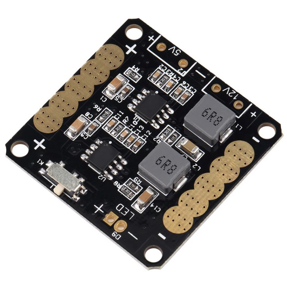 For FPV RC Across Quadcopter QAV250 CC3D Flight Controller Power Distribution Board with 5V/12V BEC Output LED Switch |