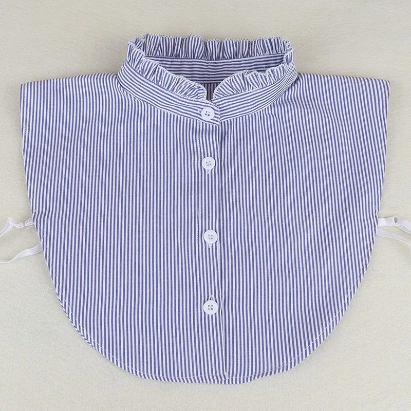 

Sweater Fake Collar for Women Detachable Collar Striped Shirt False Collar Mujer Gift Sweater Accessories