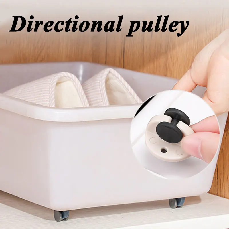 

4pcs Adhesive Swivel Casters Universal Furniture Wheel Castor Roller for Storage Small Cute Wheels Small Castors Stick On Wheels