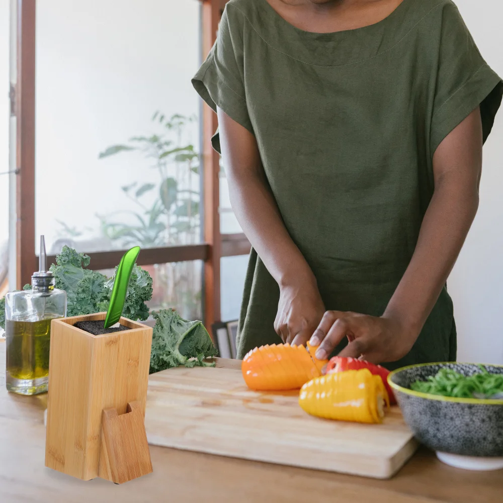 

1Pc Cutter Rack Household Tool Kitchen Cutter Storage Holder (Assorted Color)