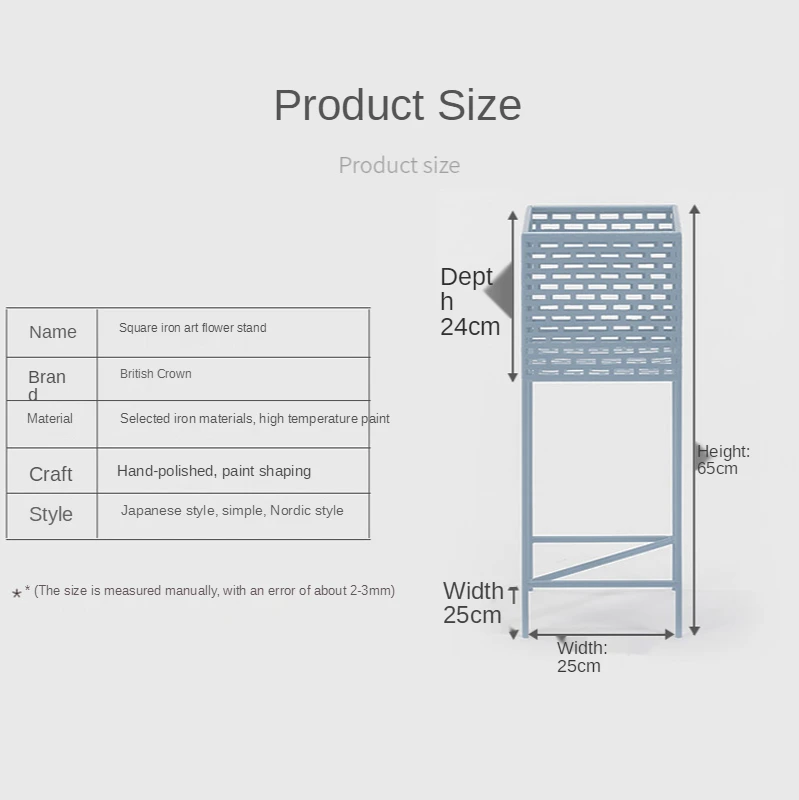 

New Creative Modern and Simple Floor Iron Flower Stand