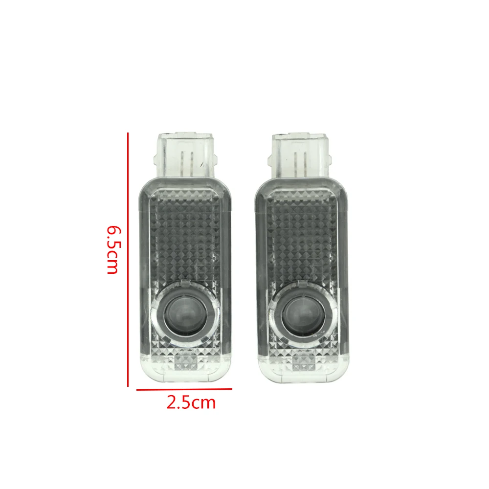 2 шт. Автомобильный Дверной светодиодный светильник с логотипом лазерный