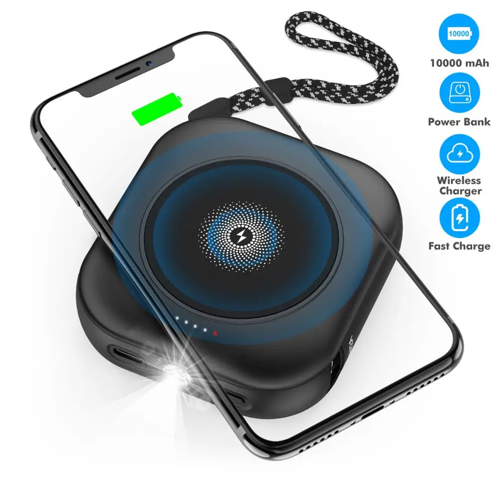 Новое беспроводное зарядное устройство QI с большой емкостью двумя usb-разъемами
