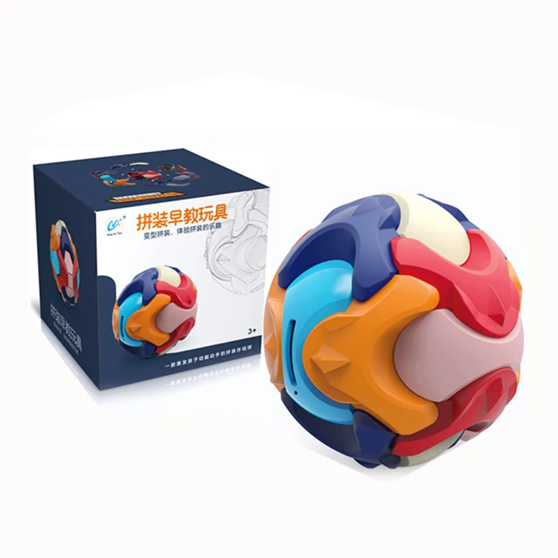 

Creative Ball Assembly Building Block Toy Brick Ball Deformation Set Money Bank Toy Child Early Educational Toys Gifts For Kids