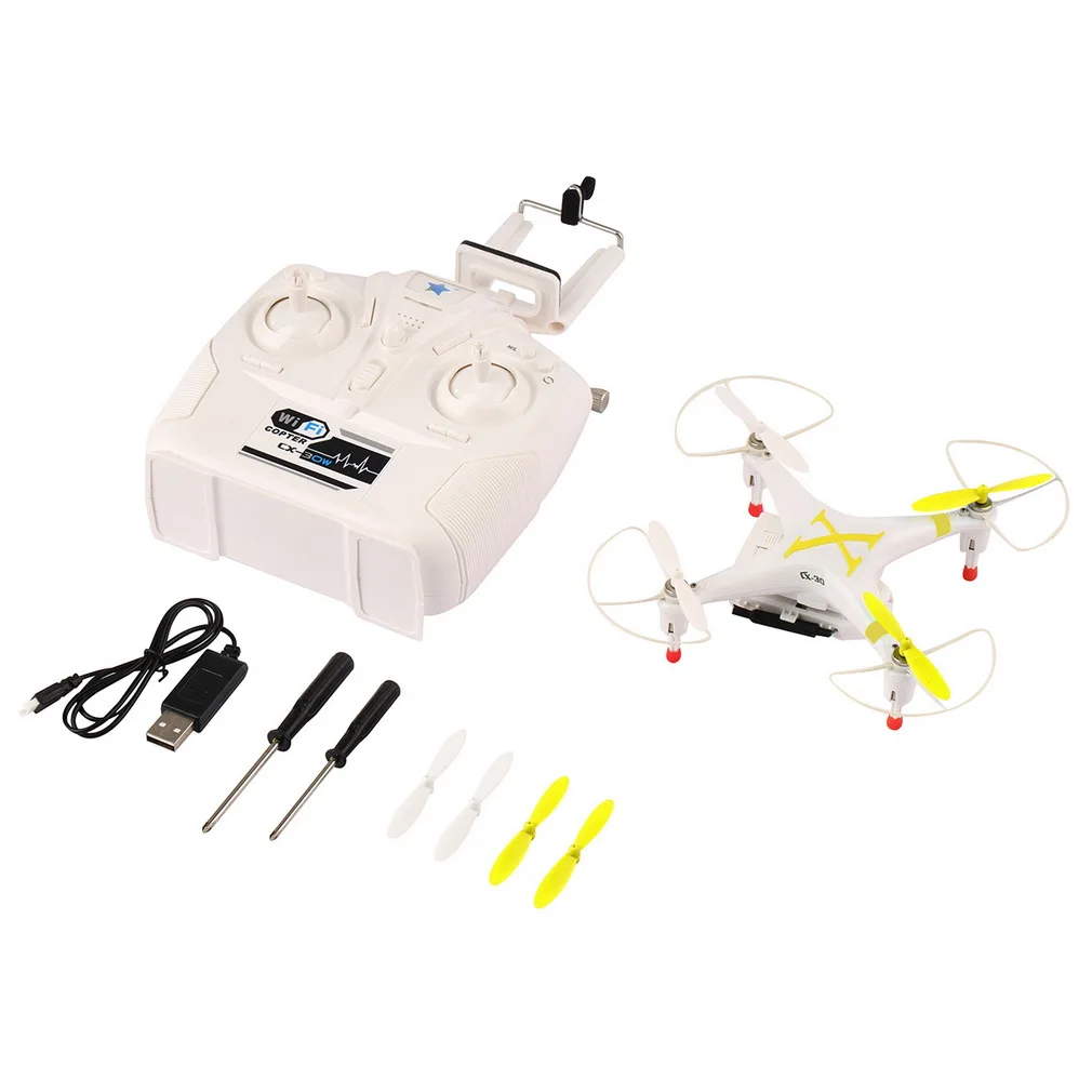 Cheerson CX-30W 2 4 GHz 4CH 6-осевой гироскоп WiFi RC Квадрокоптер FPV 0.3MP HD камера | Электроника