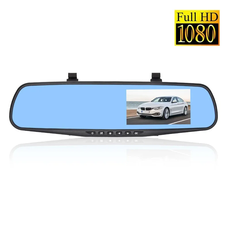 single lens 4," Автомобильное Зеркало DVR Dash камера Full HD 1080P Циклическая запись ночного видения широкий угол парковки монитор G сенсор Dash Cam Регистратор - Название цвета: single lens