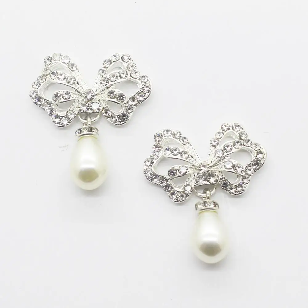 Металлическая декоративная пряжка 30x37 мм 5 шт./коркор. Красивая кристальная романтичная любовь в подарочной коробке аксессуар для одежды Подвеска DIY маленькие ювелирные изделия