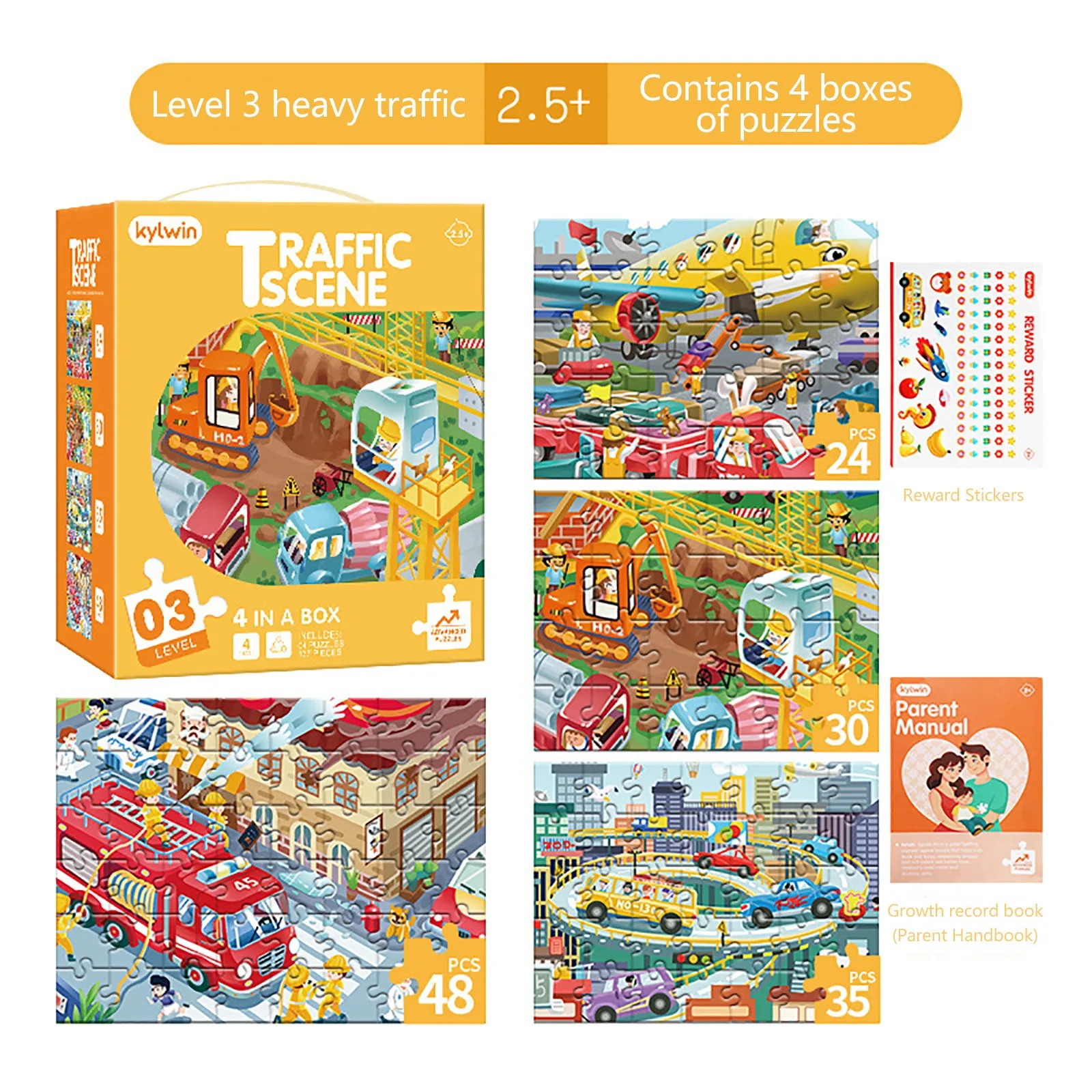 

HIINST Cartoon Pattern Wooden Jigsaw Puzzle For Toddler Children Early Learning Educational Puzzles Toy 2021 New