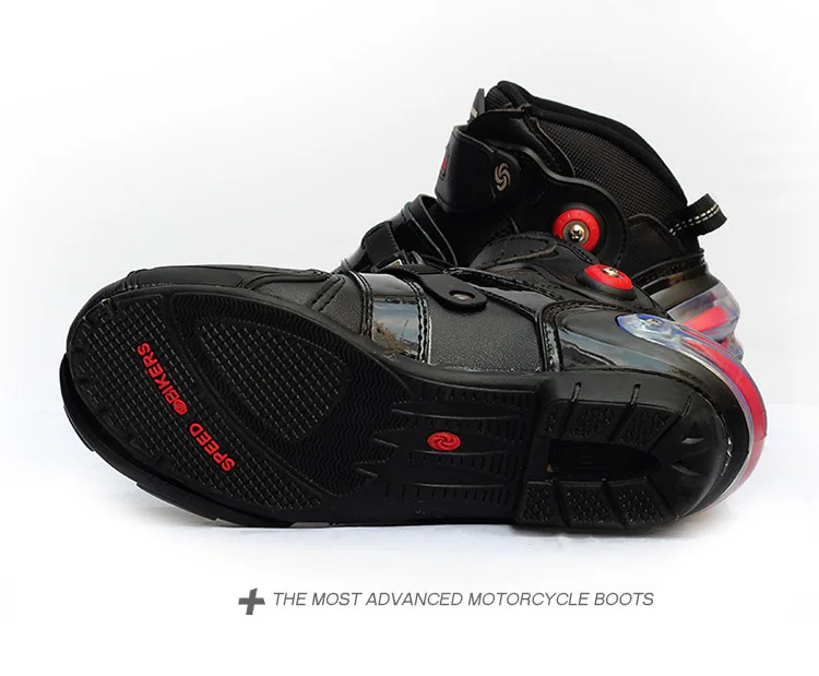 

Riding Tribe Microfiber Motorcross Riding Shoes Motorcycle Racing Protective Ankle Boots Anticollision Non-slip New A9003
