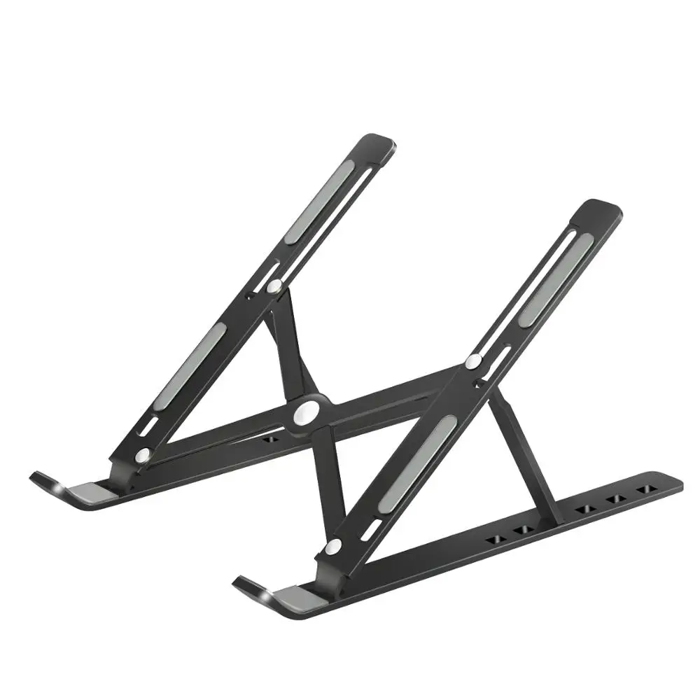 

Portable Laptop Stand Adjustable Notebook Stand For Macbook Pro Aluminium Foldable Laptop Holder Base Vertical Notebook Support