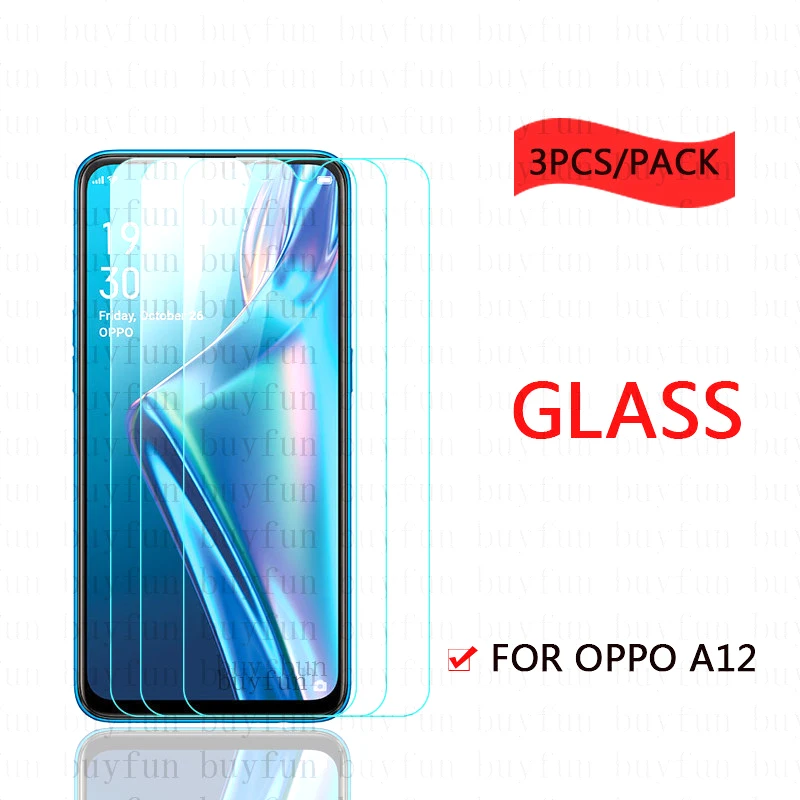 

Закаленное стекло для oppo a12 с полным покрытием, 3 шт., для Oppo a12, 12a, a 12, a, 6,22 дюйма, защита экрана, устойчивая к царапинам Взрывозащищенная пленк...