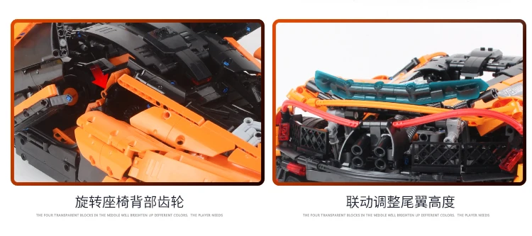 Новая модель супер гоночного автомобиля mlaren совместимая техника Voiture Moc-16015 IepinSet 20087 строительные блоки кирпичи игрушки подарок