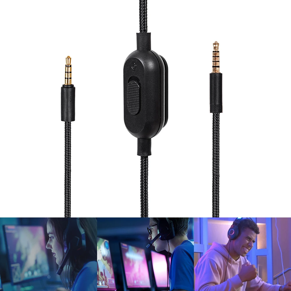 Аудиокабель для наушников сменный шнур Logitech G633 G635 G933 G935 G433 G233 Astro A10 A40 игровая