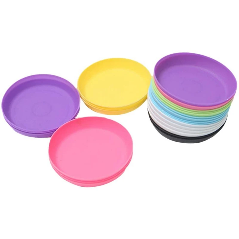 

25 звёзд, круглые утолщенные пластиковые цветочные горшки, капельные подносы для растений, уличные аксессуары для растений