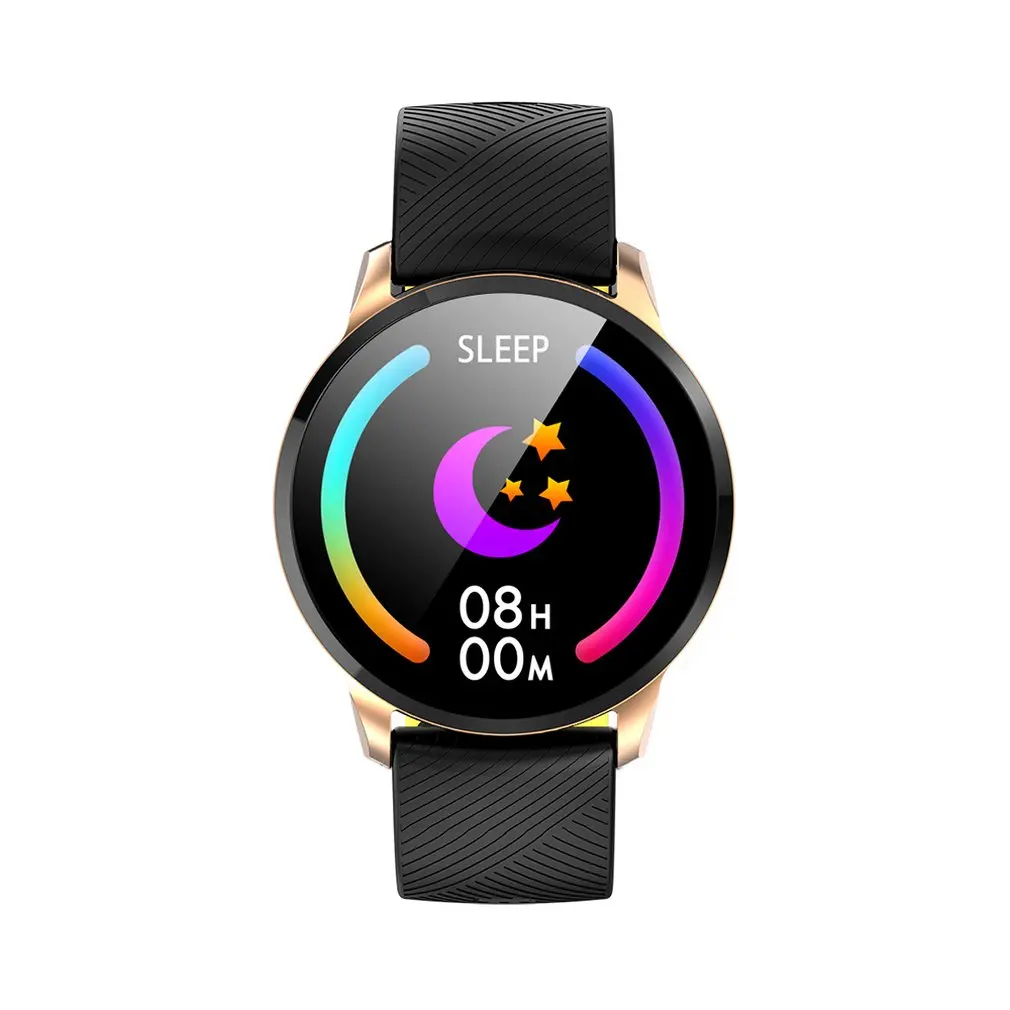 gold tape Y16 Uwatch2 Смарт часы для Android IOS 1,33 'полный сенсорный экран IP67 водонепроницаемый фитнес-трекер браслет для женщин полностью металлический Unibod - Цвет: gold tape