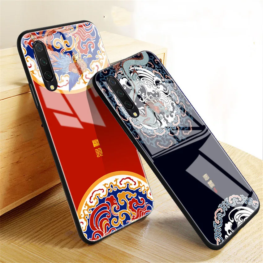 Стеклянный чехол Aixuan для Xiaomi Mi 9 lite A3 cc9 cc9e с рисунком из закаленного стекла