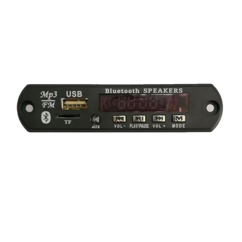 Автомобильный FM радиомодуль 5 В 12 Bluetooth 0 громкая связь 2*3 Вт усилитель mp3 плеер