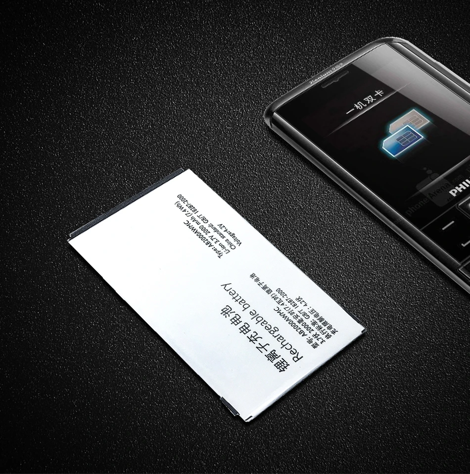 Для мобильного телефона PHILIPS Xenium X501 X513 X523 X130 X623 X3560 CTX130 CTX523 CTX513 мобильного телефона Батарея AB2000AWMC AB2000FWML 2000 ма-ч