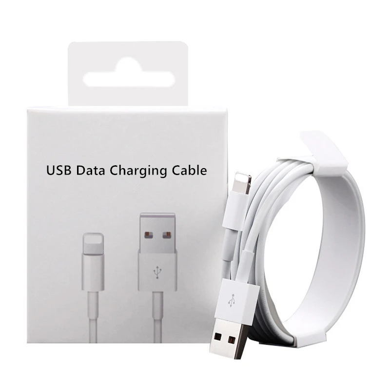 1m 2m Оригинальный usb кабель для передачи данных зарядный iPhone 6S 6 7 8 плюс размер 11 Pro XS