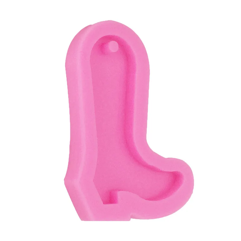 Ковбойские сапоги силиконовая форма для брелоков обувь из полимерной глины DIY