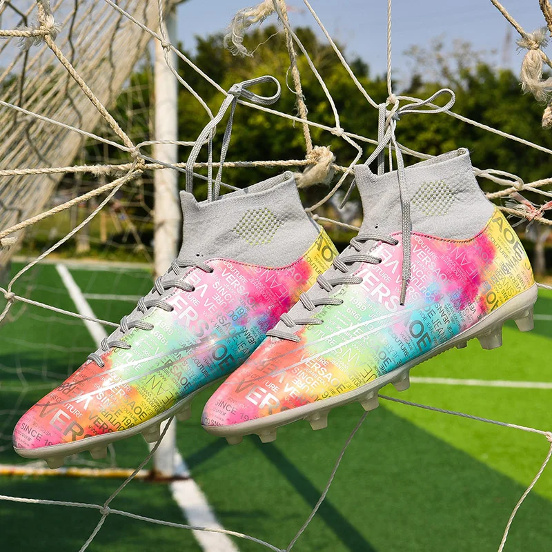 2021 New Style Outdoor Professional Football Shoes For Youth Men's Soccer Non-slip Training Boots Cleats Sports Sneakers | Спорт и