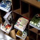 Набор дневников Lychee Life нежелательного формата, наклейки из материала и бумаги в стиле ретро, милые Канцтовары для дневника, украшение для дома, альбом для скрапбукинга сделай сам