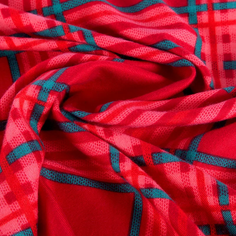 FS Luxury Brand Big Long Wrap Shawl Plaid Scarf For Women Wide Lattices Blanket Tippet Warm Woman Winter Neck Protection |