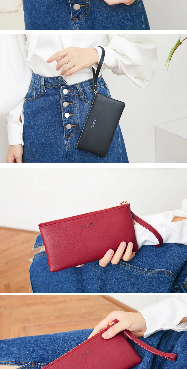 

Coin Wallet 2021 New Compact Touch-screen Wrist Mobile Phone Purse Change Purse Korean Version Portable Mobile Phone Bag