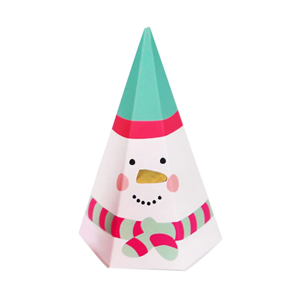 5 шт. Рождественский Подарочный пакет упаковка крафт-бумажное яблоко башня